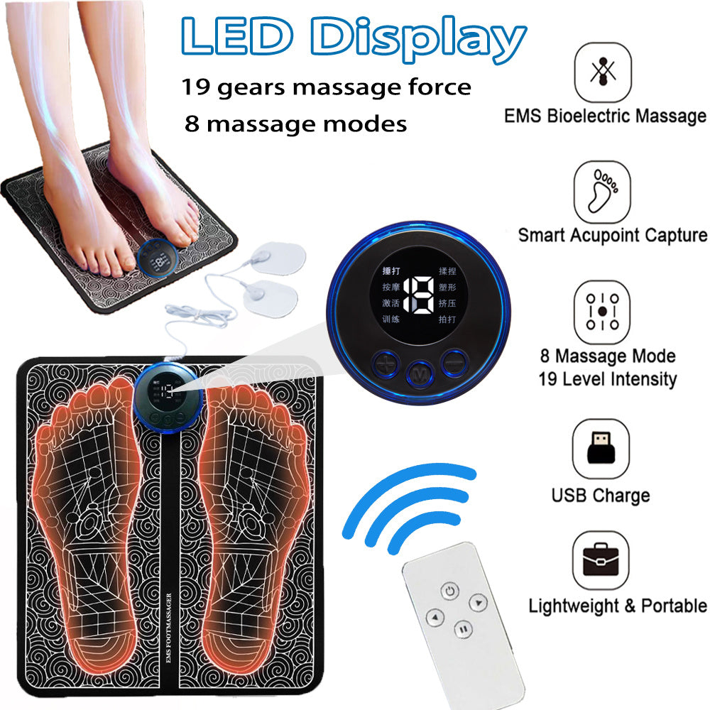 Rechargeable Portable Foot Intelligent Massage Pad Rechargeable Portable Foot Intelligent Massage Pad